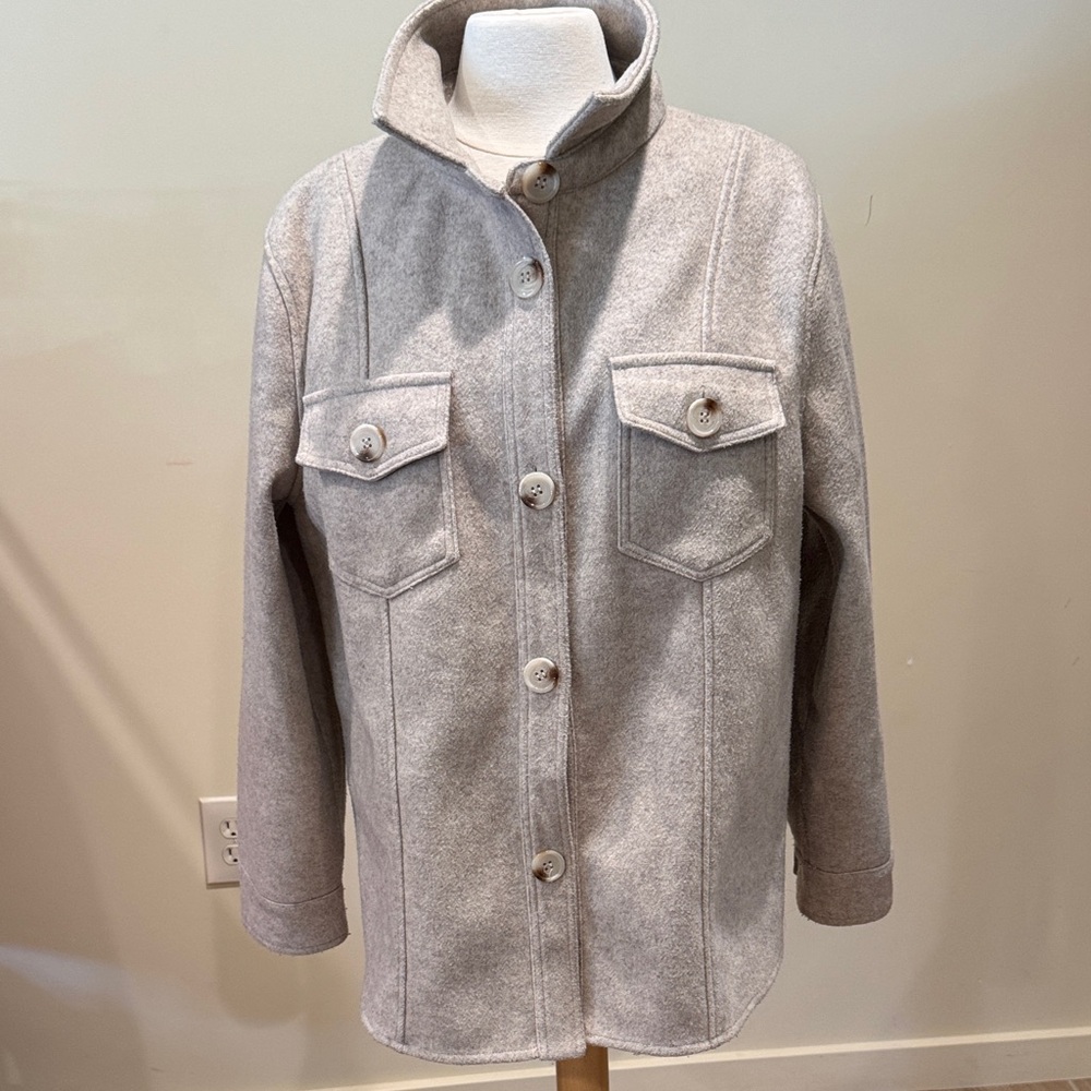 Lulu's Light Gray Utility Jacket